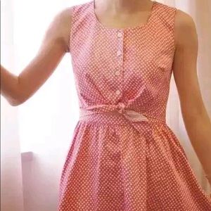 Pink dots dress